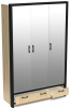 Фото Шкаф Бостон (135) трехдверный (3 зеркала) от производителя СБК в Донецке по цене 30&nbsp;910 ₽