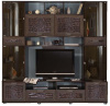 Гостиная Аллегро вар.№4 экокожа (венге linum, венге линум (linum)-кайман (caiman) коричневый,(Диал))