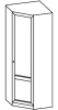 Фото Шкаф Микки-1 (75) угловой от производителя Ставрополь Мебель в Донецке по цене 10&nbsp;440 ₽
