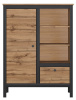 Фото Шкаф Loft REG1D1S/90 от производителя Black Red White (БРВ) в Донецке по цене 16&nbsp;360 ₽