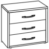 Фото Комод 3 ящика Верди от производителя Ставрополь Мебель в Донецке по цене 7&nbsp;790 ₽