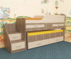 Фото Кровать 2-х ярусная Лесики (СМ 70х180/70х170) от производителя Пирамида в Донецке по цене 24&nbsp;220 ₽