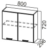 Фото Кухня Арабика шкаф навесной Ш800 от производителя SV-мебель в Донецке по цене 3&nbsp;610 ₽