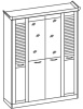 Фото Шкаф Прованс (182) четырехдверный от производителя Ставрополь Мебель в Донецке по цене 22&nbsp;350 ₽
