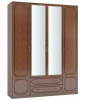 Фото Шкаф Лакированный ШР-4 (164) с зеркалом четырехдверный от производителя Браво-мебель в Донецке по цене 48&nbsp;970 ₽